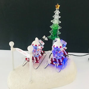 ICE SHAPERS Christmas Holiday Ice Cube Trays Santa Snowman Tree