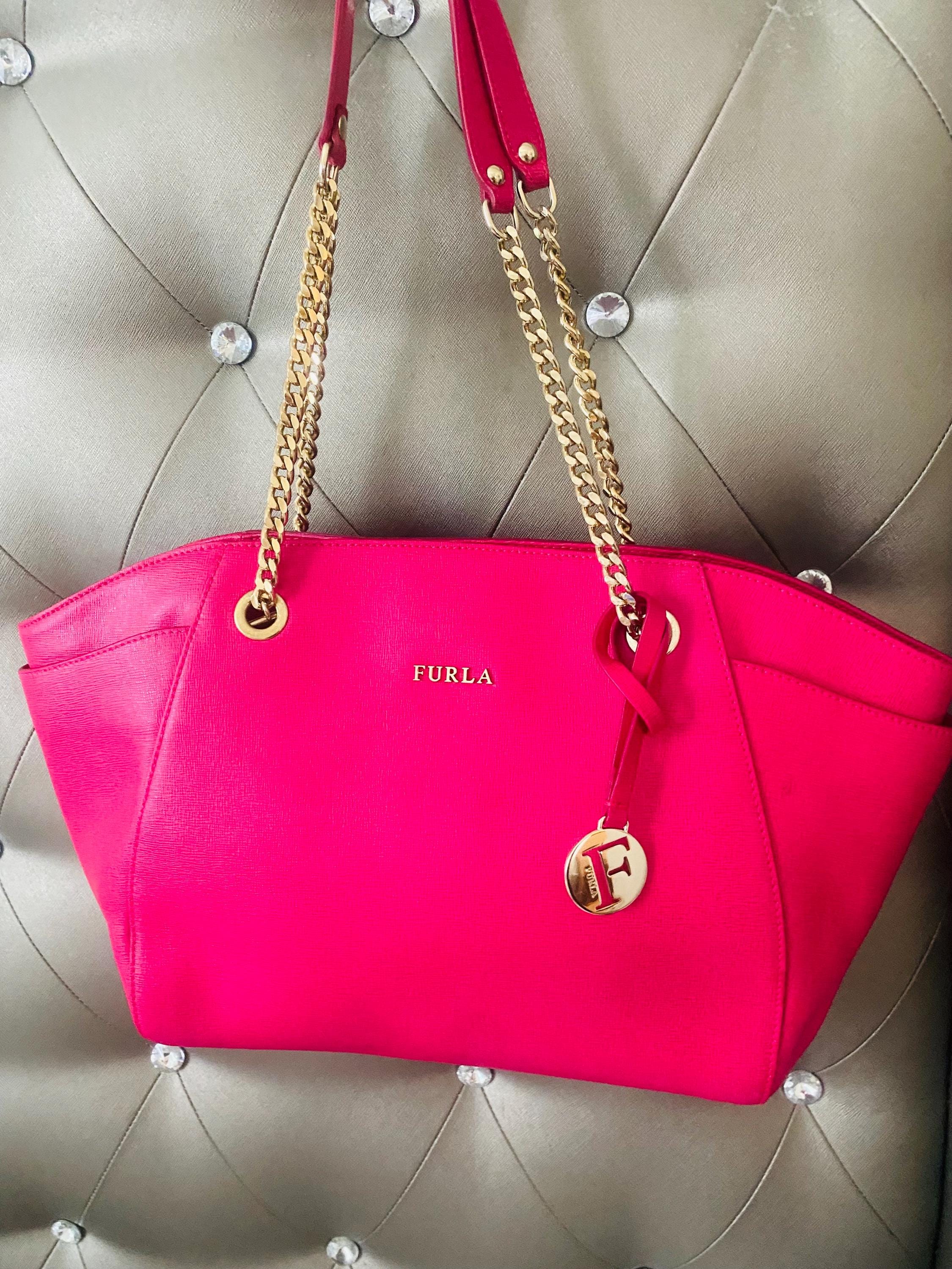 Sac Furla Julia - Sac à Main à Chaîne En Cuir Saffiano - Pochette 348