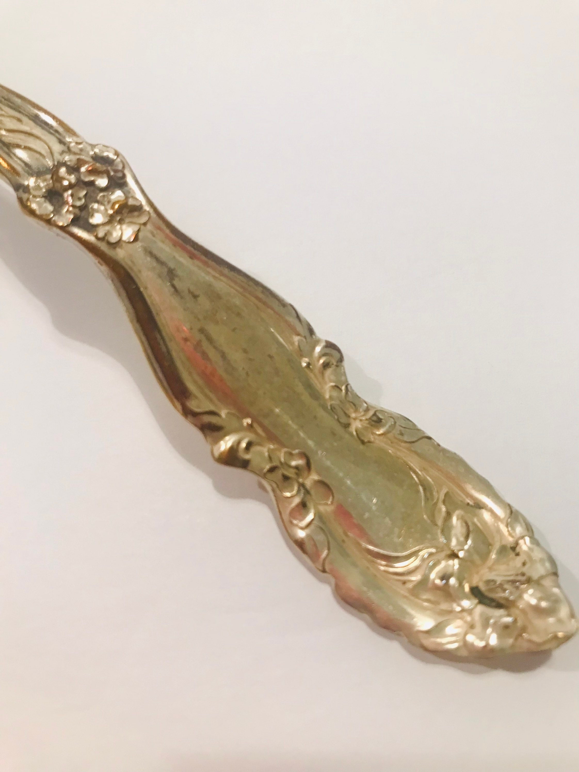 Antique William Rogers Spoon Ladle Silver Plated W. R. & Cross Mark 7 ...