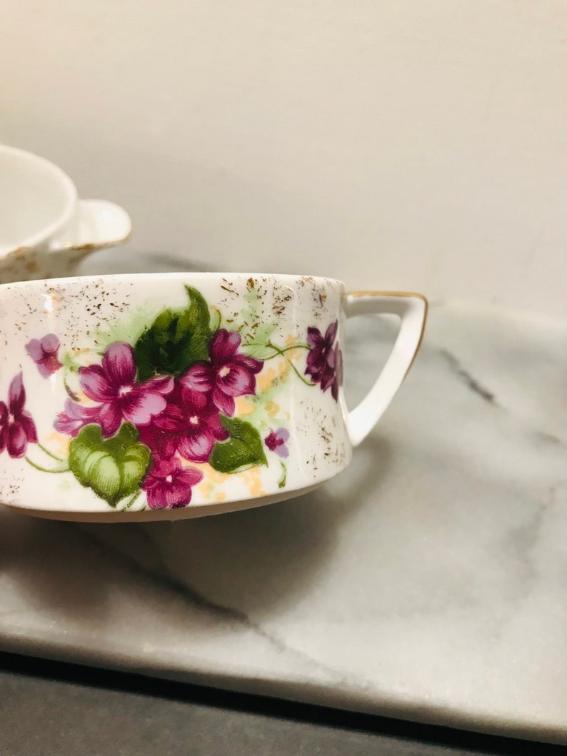 Rare Stackable Teapot Creamer & Sugar Bowl Set by Lefton Hand Etsy