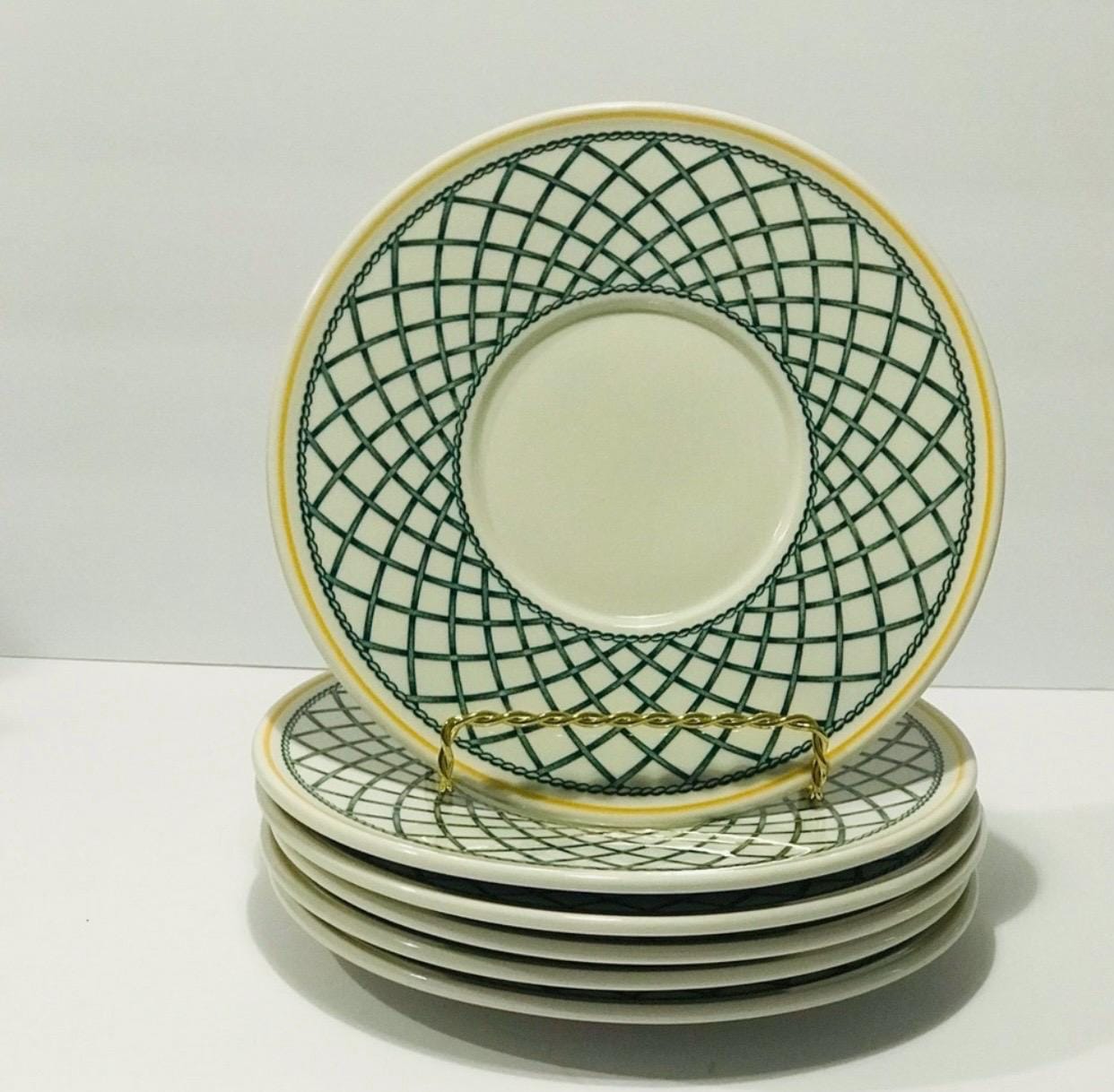 Villeroy & Boch フルーツバスケット プレート 5枚セット Villeroy & Boch Basket Pattern 5-Pc Place Setting, Porcelain