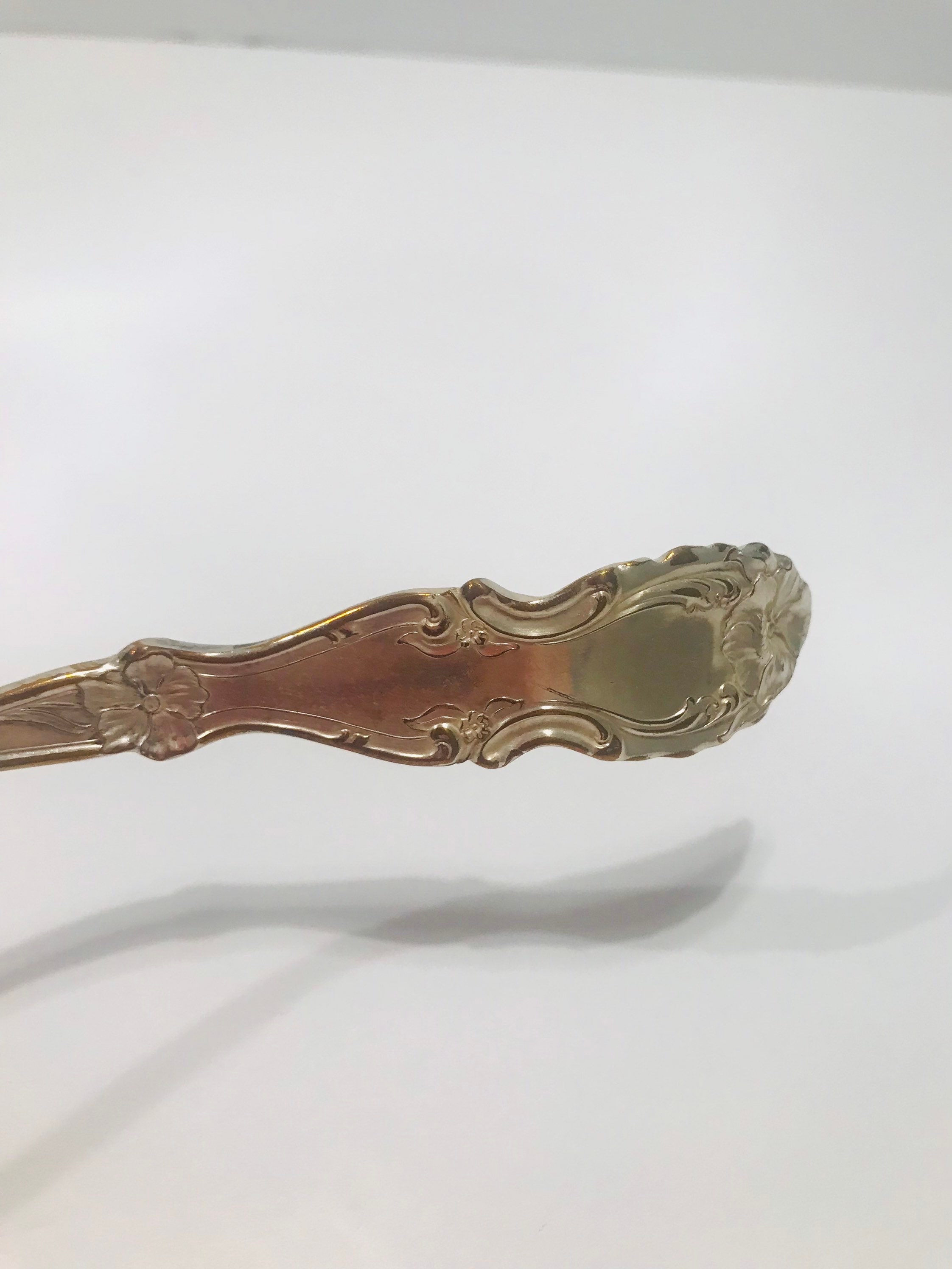 Antique William Rogers Spoon Ladle Silver Plated W. R. & Cross Mark 7 ...