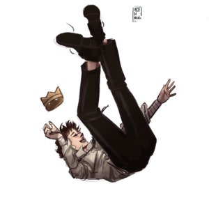 Chuuya Will Catch Him 7x7 Print (Dazai Osamu BSD)