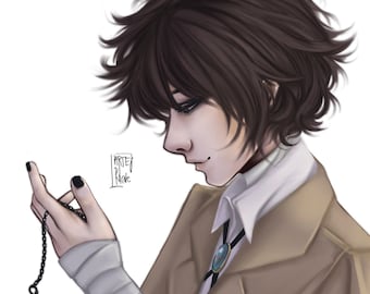 Sí, es Chuuya's Hat Chain 7x7 Print (Dazai Osamu BSD)