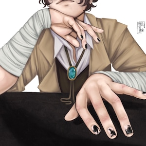 Dazais Hand... Nochmal 10x7 Druck (Dazai Osamu BSD)