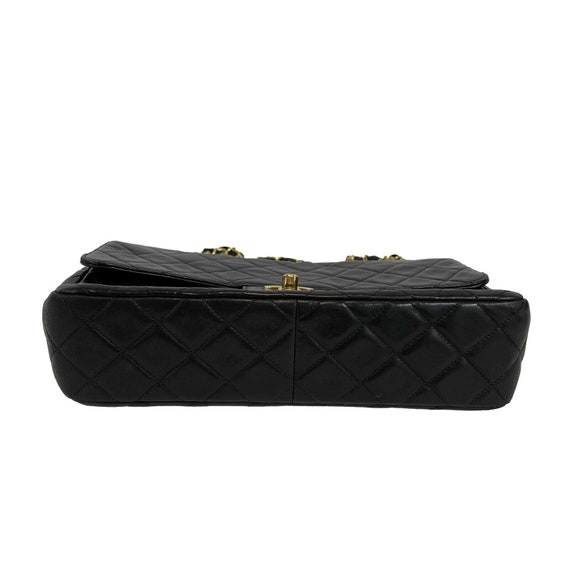 CHANEL - Vintage Classic CC Single Flap Black Med… - image 6