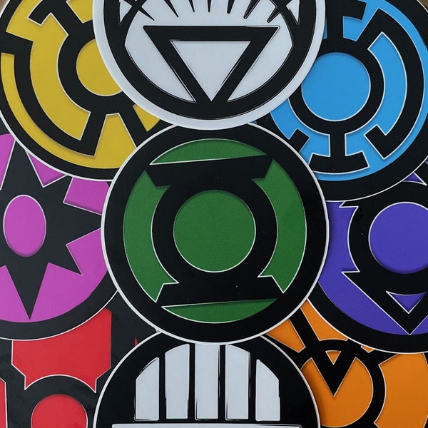 Green Lantern: Laterne Corps Emblems Vinyl Stickers