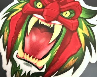 MotU Battle Cat Vinyl Sticker [4 inch] Masters of the Universe