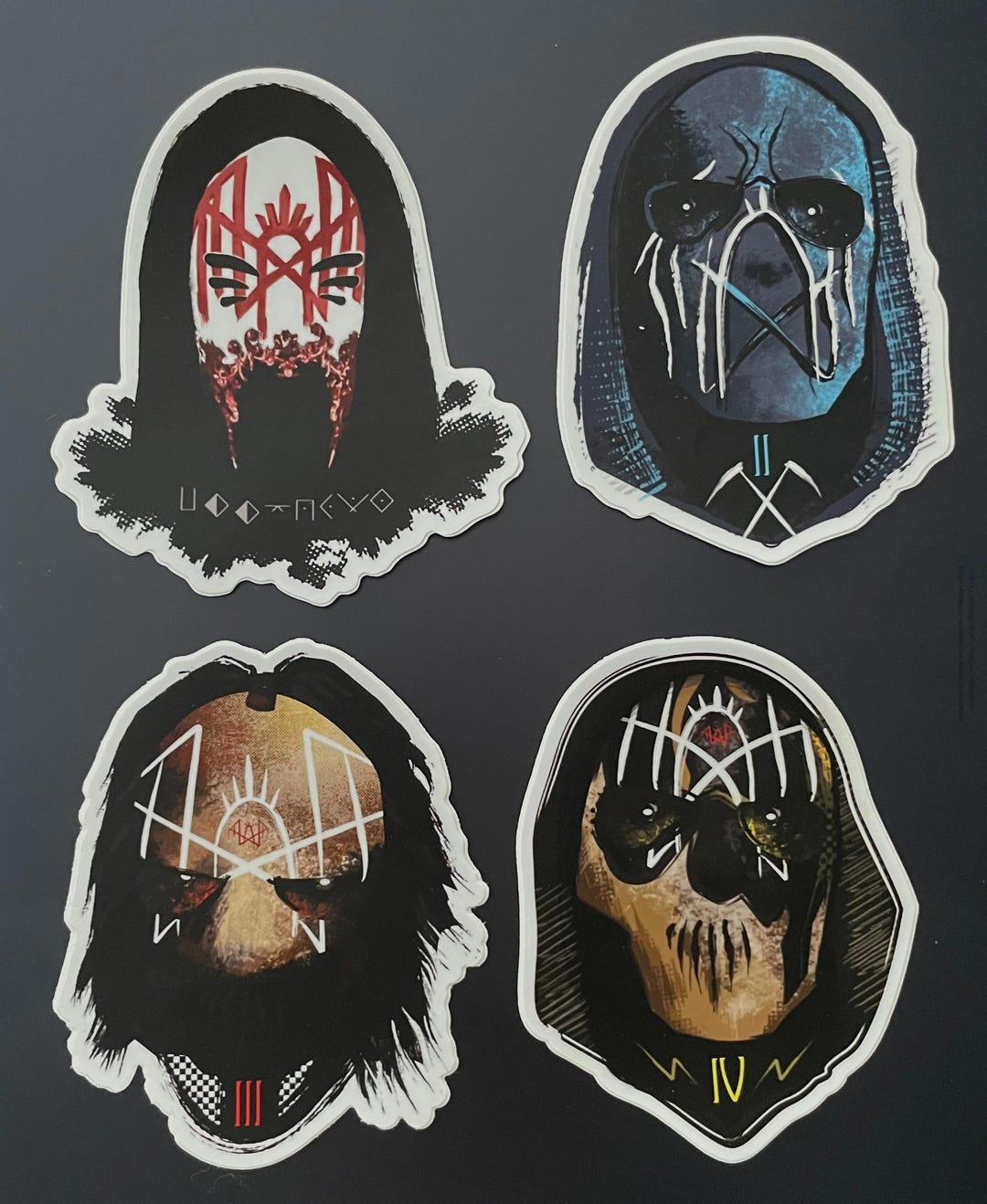 ST Masked Band Vinyl Stickers [4 Inch] - Etsy