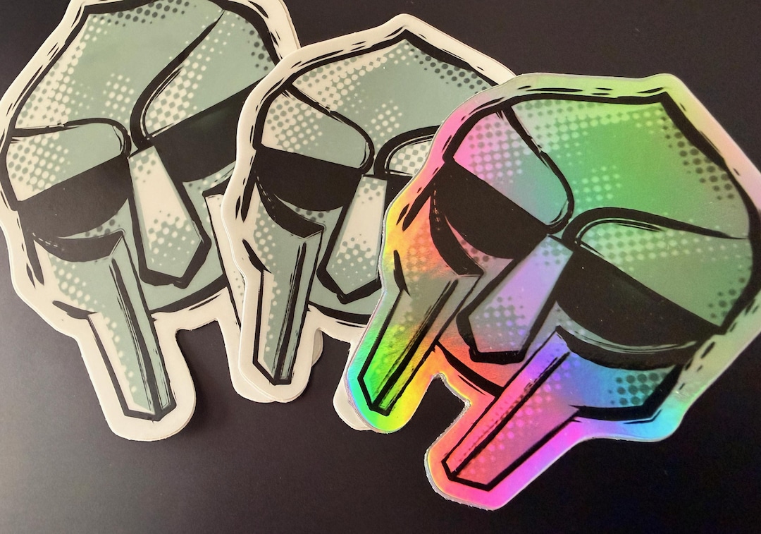 MF DOOM Vinyl Sticker – Hologram, Matte Finishes Available - Etsy