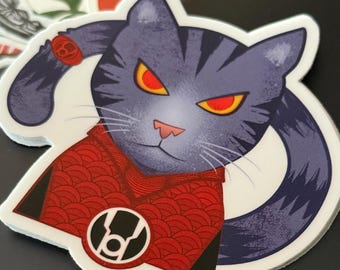 Dex-Starr Red Lantern Vinyl Sticker [3 inch]