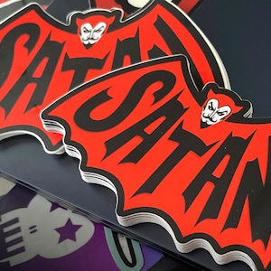 Satan '66  Mashup Vinyl Sticker [Two size options - 4 inch and 5 inch]