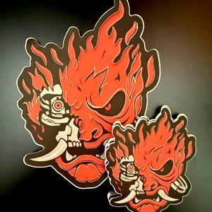 Samurai - Cyberpunk 2077 Vinyl Sticker [Two size options - 3 inch and 5 inch]