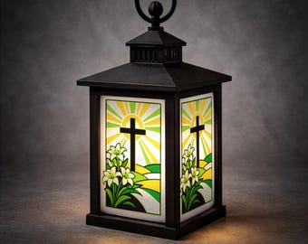 Easter Dawn 3D Printed  Lantern with Swappable Panels