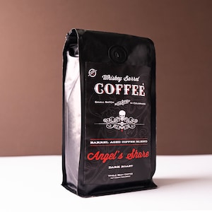 Angel&#39;s Share Whiskey Barrel Coffee - Wholebean