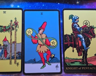 3-Card Tarot Reading | Personalized Intuitive Guidance | Email Delivery | Carousel Artistry
