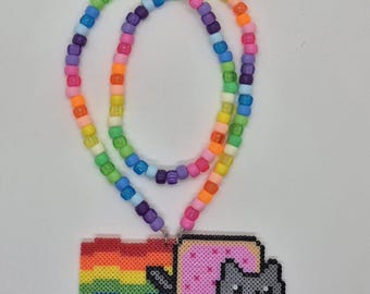 Nyan Cat Kandi Necklace