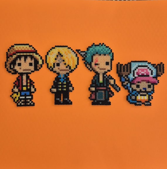 One Piece Perler Bead Art: Anime Pixel Art
