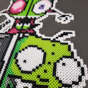 Invader Zim Sprite Mini Perler Bead Creation - Etsy