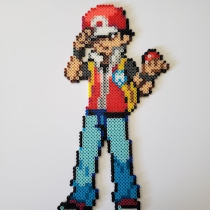 Ash Ketchum Sprite Mini Perler Beads