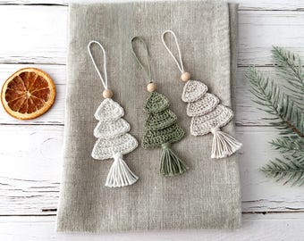 PATTERN: The EASY Christmas tree ornament, crochet pattern in English (US-terms) and Swedish