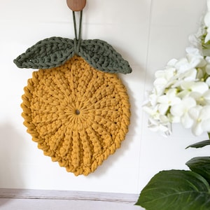 Häkelanleitung Zitrone als Topflappen, Topflappen für die Küche, Topflappen für die Küche, Topflappen für die Küche, Topflappen für die Küche, Wandbehang