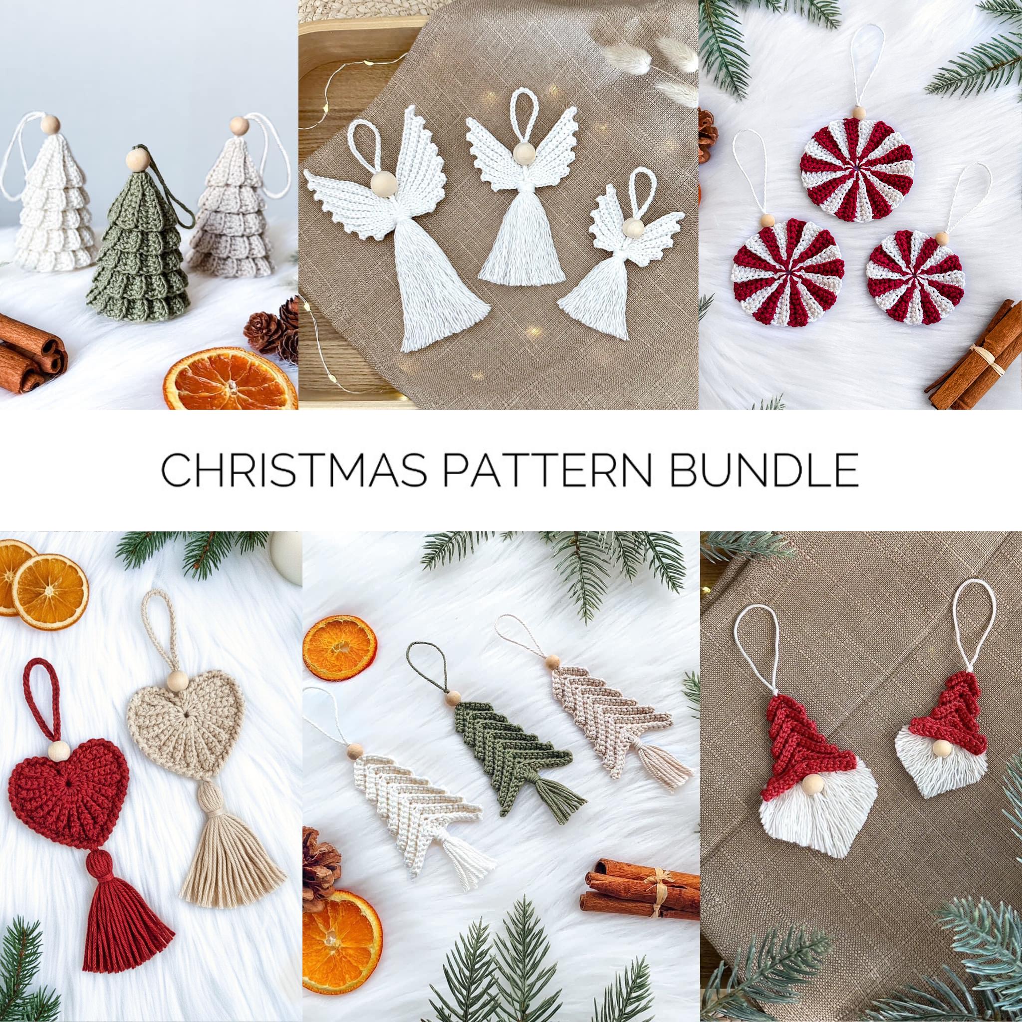 Christmas Crochet Pattern Bundle - Crochet Gnomes, Trees, Angels ...