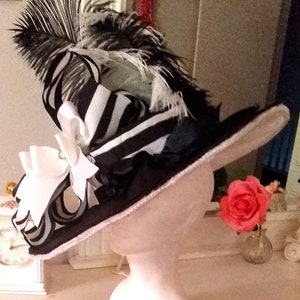 My Fair Lady Hat (Modified) Belle Epoque/ Victorian Style Hat *