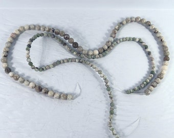 Light Jasper Round Beads / 6 mm Beads,/ 4 mm Beads / Jewelry Making Supplies / Necklace Supplies / Earring Supplies / Bracelet Making