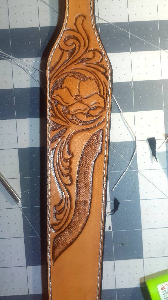 Handmade Leather Rifle Sling Etsy