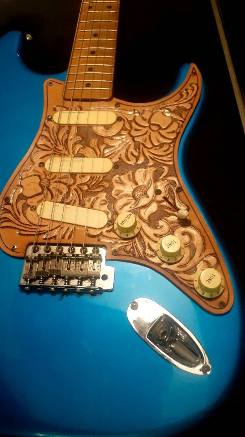 Custom Leather Pickguard - Etsy