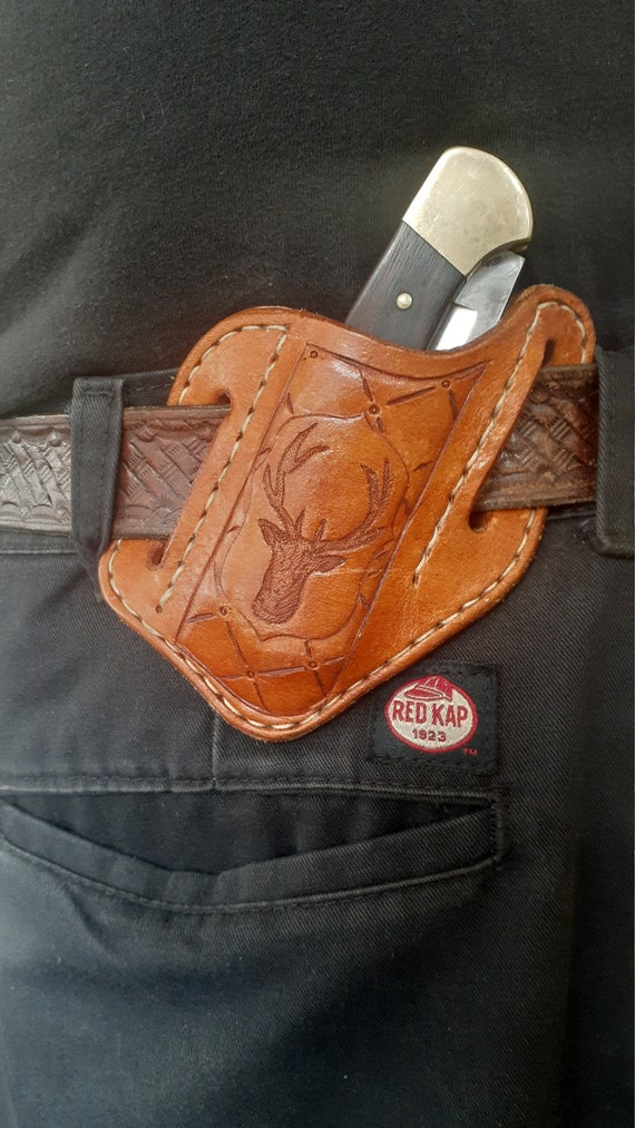 Folding Knife Sheath Etsy