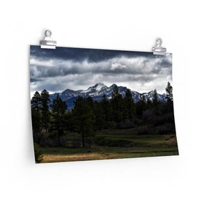 Colorado Rocky Mountain Poster Print- Matte Finish