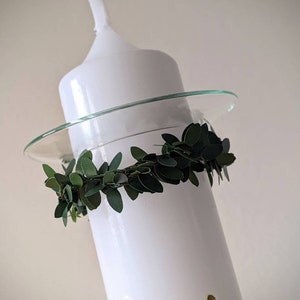 Drip protection SET wreath and glass plate