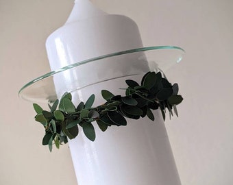 Drip protection SET wreath and glass plate