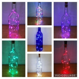 Lighted Wine Bottles Home Decoration Accent Lighting Wedding Favors Shelf Sitter Lights Mood Illuminated Fairy LED Cork Lights Housewarming image 4