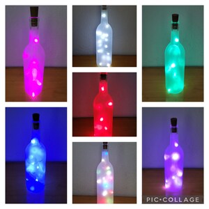 Lighted Wine Bottles Home Decoration Accent Lighting Wedding Favors Shelf Sitter Lights Mood Illuminated Fairy LED Cork Lights Housewarming image 3