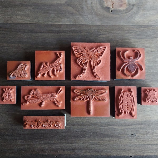 Small Rubber Stamps Etsy