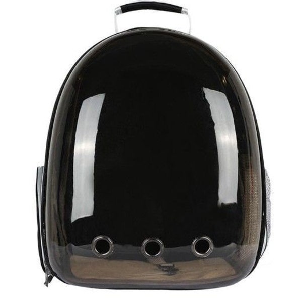 Pet Carrier/Backpack With Base For Kittens, Puppies, Bunnys, Small to Medium Sized Animals, Black