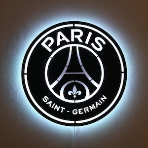 Fichier DXF logo PSG - Paris-Saint-Germain - Dxf/Png/Ai/ Svg pour découpe Laser - Cnc - Plasma - Jet d'eau - Enseigne lumineuse - laser cut