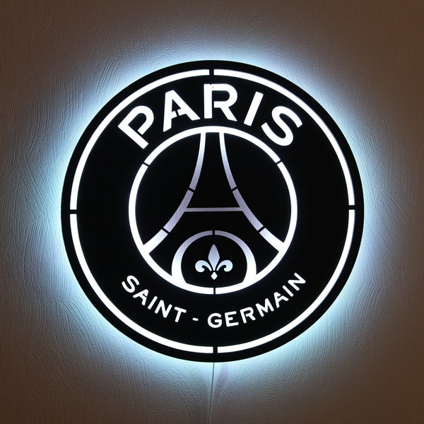 DXF file PSG logo - Paris-Saint-Germain - Dxf/Png/Ai/ Svg for Laser cutting - Cnc - Plasma - Water jet - Light sign - laser cut