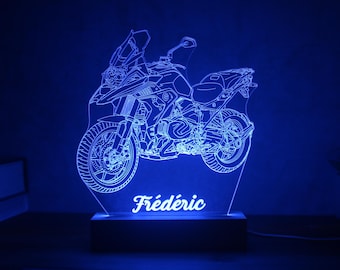 Custom BMW R 1250 GS Lamp | BMW Motorcycle Night Light | BMW Motorcycle Gift Idea | Personalized BMW Gift | Custom Motorcycle Lamp