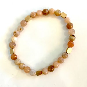 Sunstone bracelet