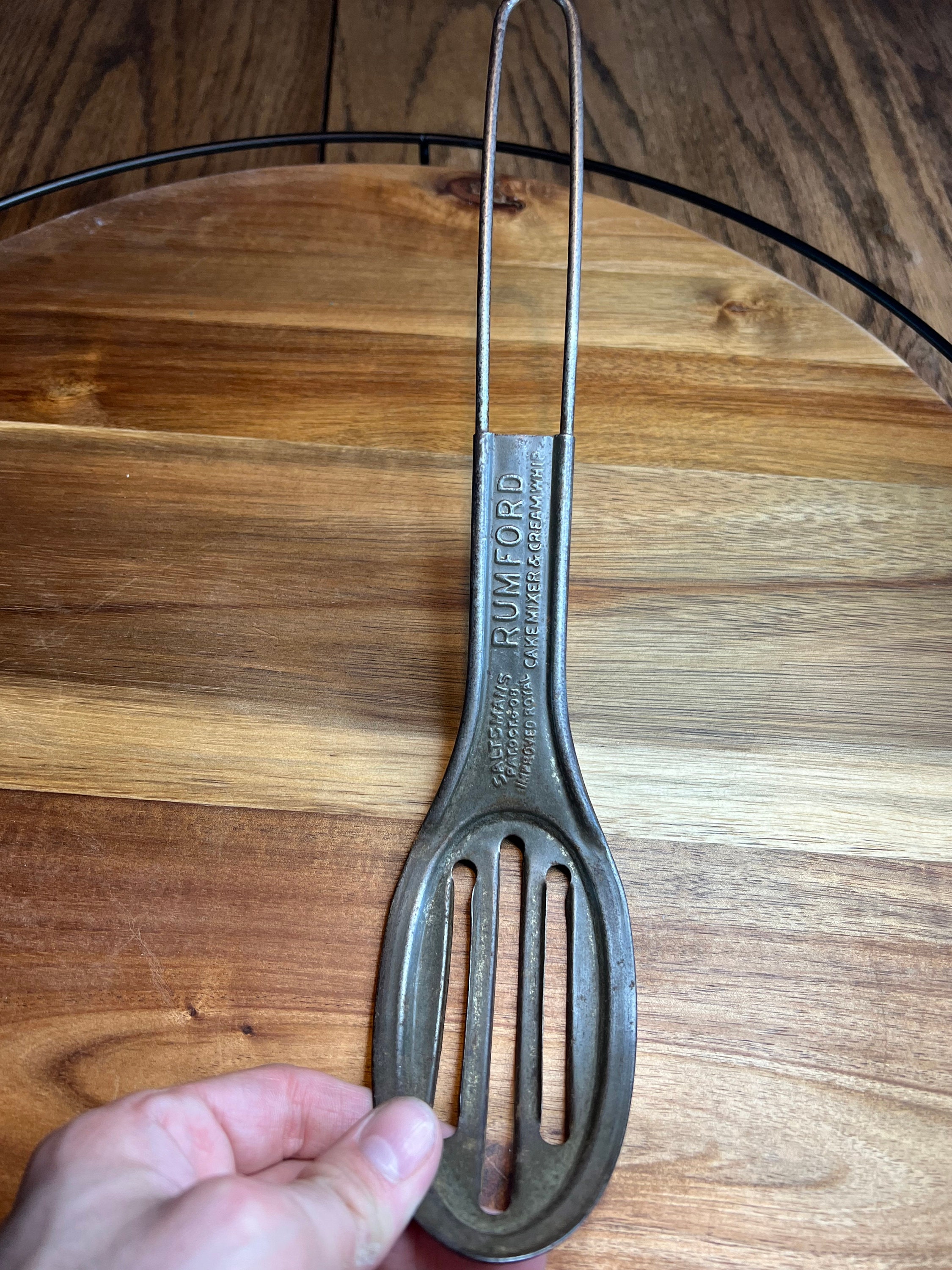 Wip Spoon Vintage Rumford Cake Mixer & Cream Whip Spoon - Etsy