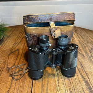 Occupied Japan Saiko Aurora 10x50 Binoculars & Case