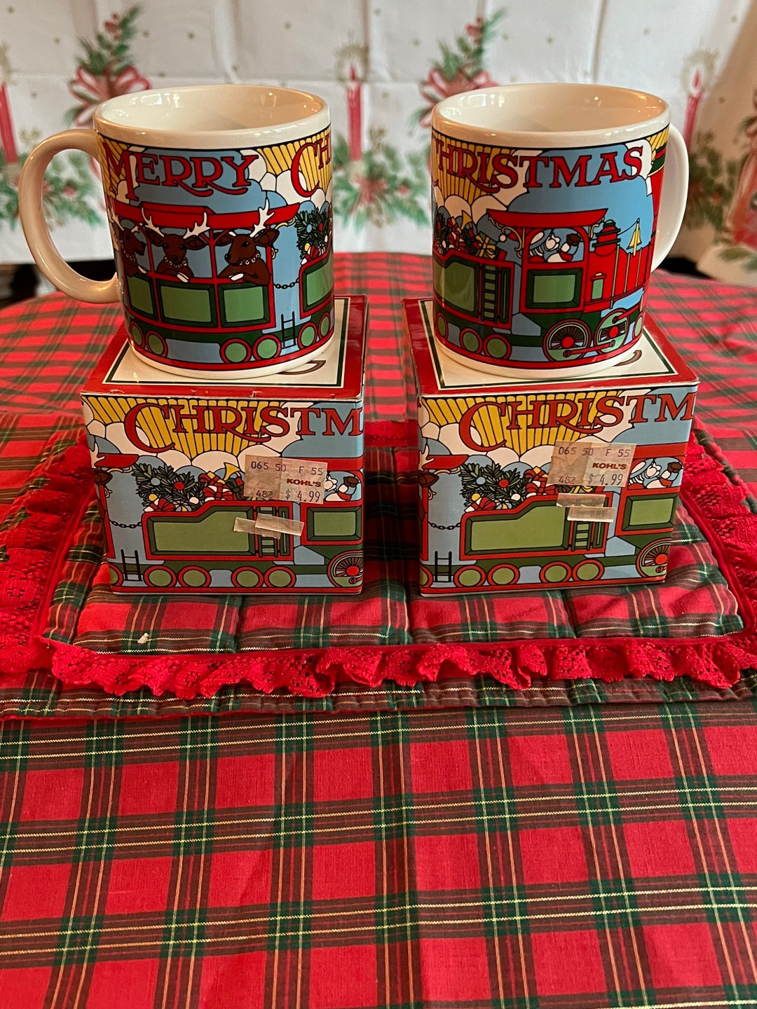 Potpourri Press Christmas Mugs Etsy