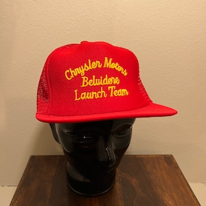 Vintage Chrysler Motors Belvidere Launch Team Cap