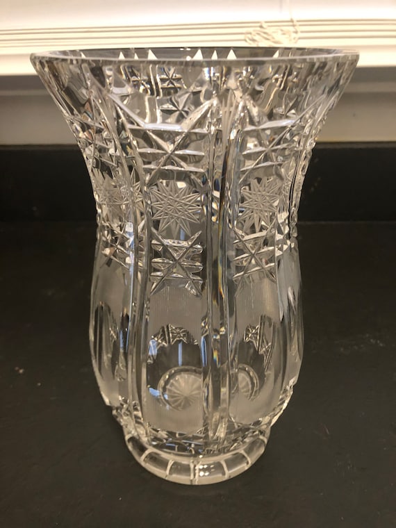 大型クリスタル花瓶　ドイツ製　LAUSITZER GLAS クリスタルガラス 大型クリスタル花瓶 ドイツ製 LAUSITZER GLAS クリスタルガラス