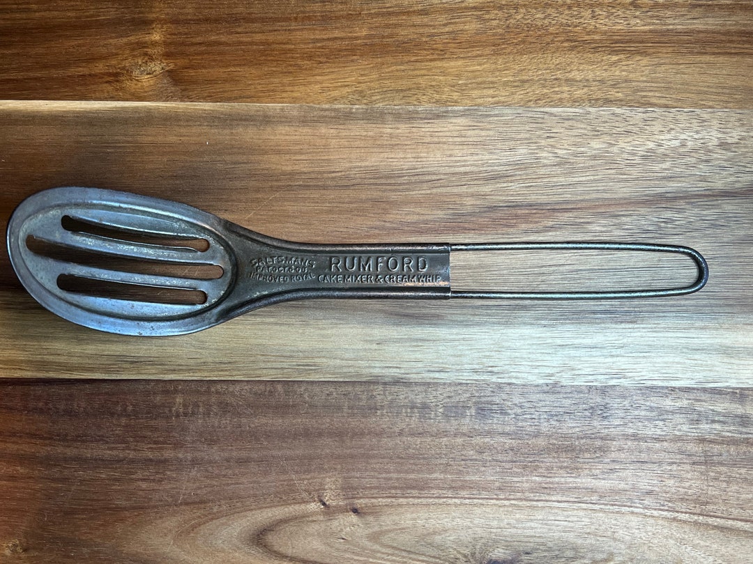 Wip Spoon Vintage Rumford Cake Mixer & Cream Whip Spoon - Etsy