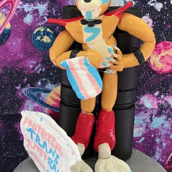 Freddy Fazbear Trash Can Etsy
